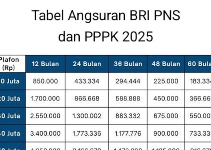 BRI Luncurkan Pinjaman Tanpa Agunan Khusus Guru PPPK Mulai November 2025, Ini Tabel Cicilannya
