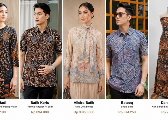 5 Merek Batik Indonesia yang Bikin Penampilan Naik Kelas, Harganya Mulai Ratusan Ribu!