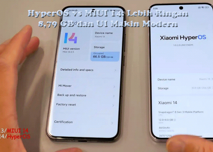 HyperOS vs MIUI 14: Lebih Ringan 8,79 GB dan UI Makin Modern, Mana Lebih Cepat?