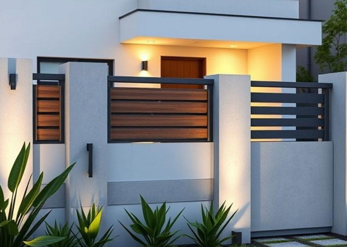 Kesan Kokoh dan Elegan Lewat Pagar Beton Minimalis: Solusi Estetik yang Tangguh untuk Hunian Modern