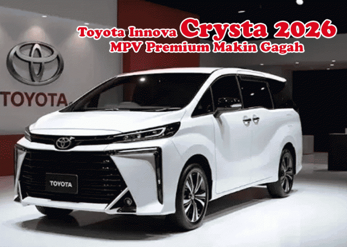 Toyota Innova Crysta 2026: MPV Premium Makin Gagah, Fitur Mewah dan Teknologi Naik Kelas