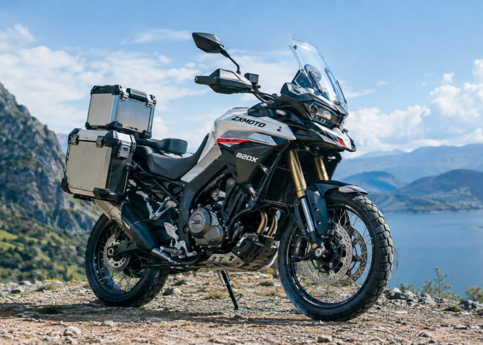 ZXMOTO 820X Resmi Meluncur, Motor Adventure Tiga Silinder Bawa Teknologi Canggih