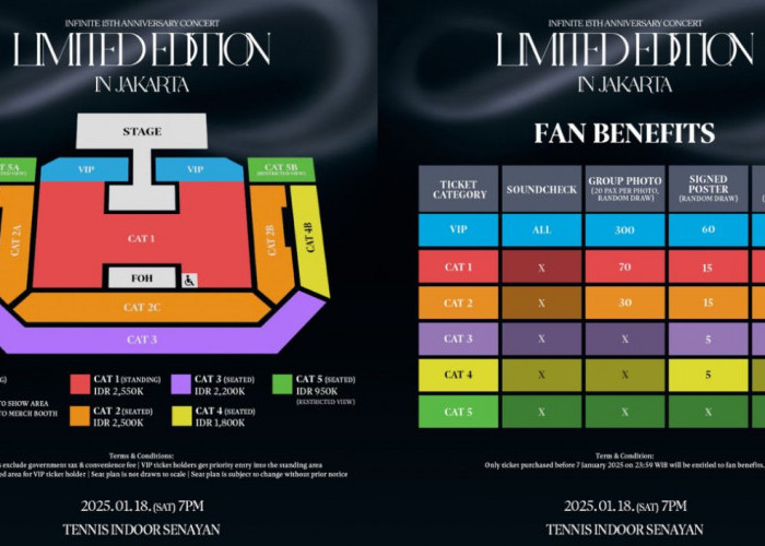 Wow! Konser INFINITE di Jakarta Siap Digelar, Harga Tiket Mulai Rp950 Ribu Lho!