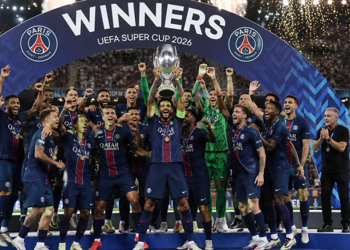 PSG Kembali Jadi Raja! Aston Villa Ditaklukkan 2-1 di Piala Super Eropa