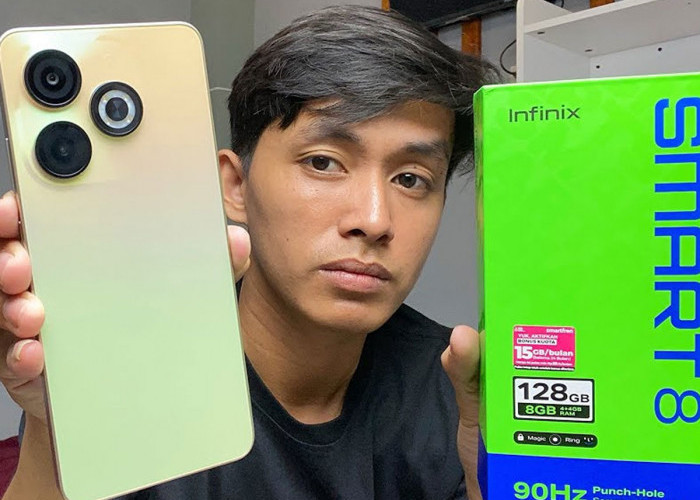 Infinix Smart 8: HP Sejutaan dengan Memori 128 GB dan Baterai 5.000 mAh, Solusi Pintar untuk Pengguna Hemat