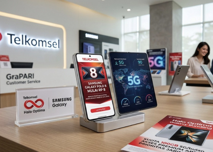 Gila! Telkomsel Lepas Samsung Galaxy Fold 8 Cuma Rp 8 via Halo Optimal