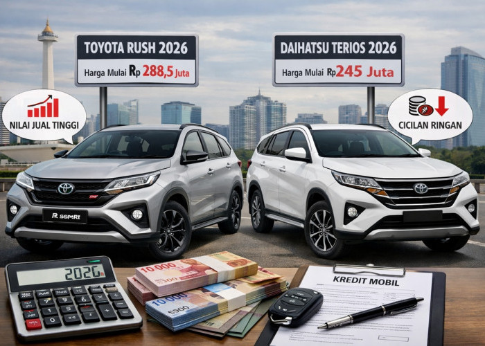 Perbandingan SUV Kembar 7-Seater: Toyota Rush GR Sport 2026 vs Daihatsu Terios R Custom 2026