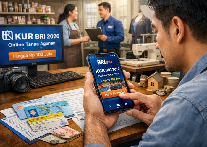 Pinjaman KUR BRI 2026 Makin Praktis, Pengajuan Online Lewat BRImo Tanpa Agunan Tambahan