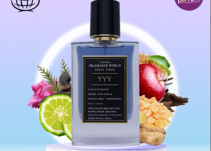 Parfum Mewah Pria Nih! Fragrance World Prive Series YYY Pour Homme: Parfum Eksklusif Aroma Mewah & Tahan Lama
