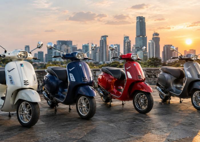 Motor Vespa Matic 2026 Makin Menarik, Ini Pilihan Model untuk Pengendara Modern