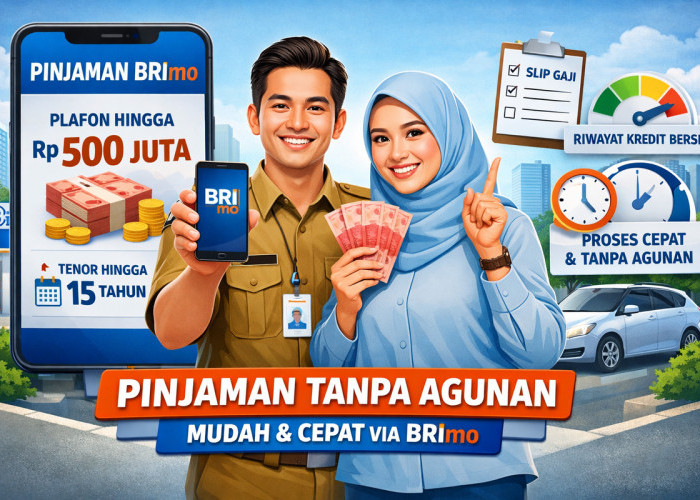 Pinjaman Tanpa Agunan di BRImo, PNS dan PPPK Bisa Ajukan Dana hingga Rp500 Juta