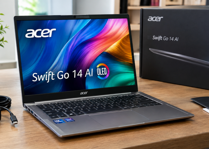 Acer Swift Go 14 AI OLED Meluncur, Laptop Tipis dengan Fitur AI