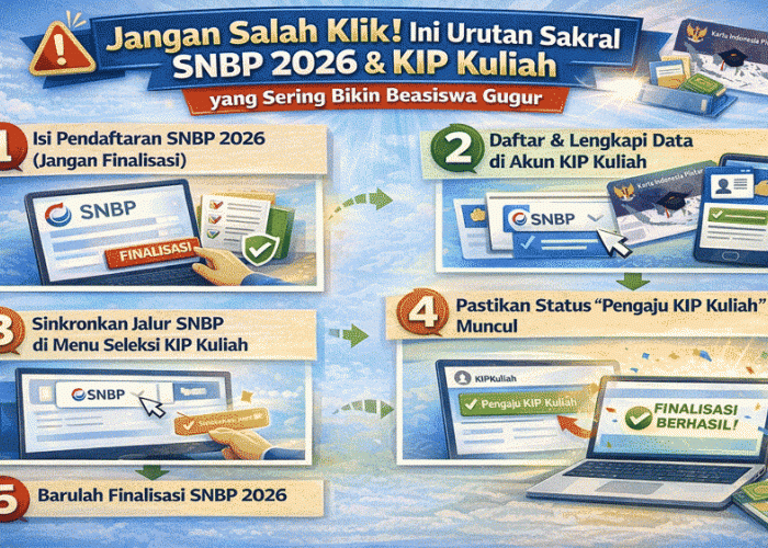 Jangan Salah Klik! Ini Urutan Sakral SNBP 2026 & KIP Kuliah yang Sering Bikin Beasiswa Gugur