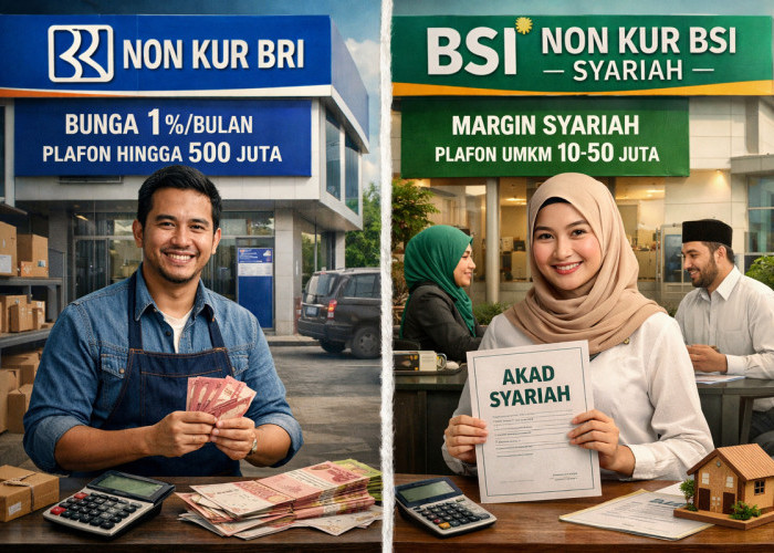 Pinjaman NON KUR BRI vs Pembiayaan NON KUR BSI, Alternatif Modal Usaha di Luar Skema Subsidi