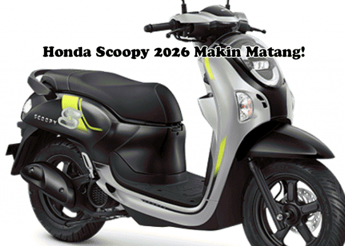 Honda Scoopy 2026 Makin Matang! Skutik Retro-Modern Stylish dengan Fitur Canggih