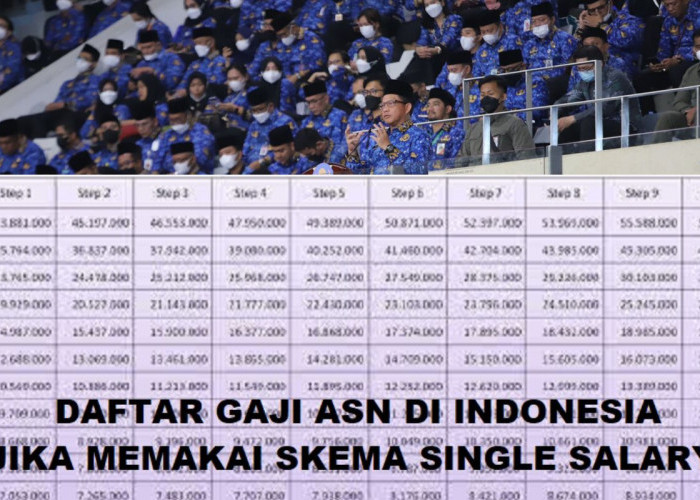 Tabel Gaji PNS dan PPPK Jika Skema Single Salary Mulai Berlaku 2026