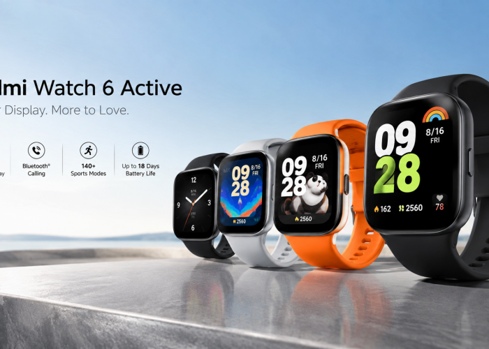Spesifikasi REDMI Watch 6 Active, Smartwatch Xiaomi dengan Baterai hingga 18 Hari