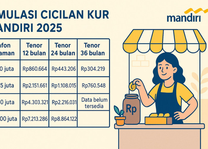 Simulasi Cicilan KUR Mandiri 2025: Pilihan Pinjaman untuk UMKM dengan Bunga Ringan 6%