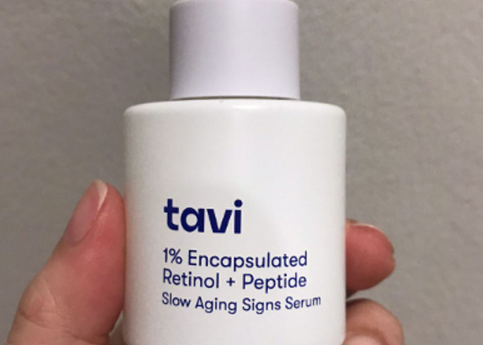 Tavi 1% Encapsulated Retinol + Peptide Slow Aging Signs Serum, Solusi Lembut untuk Kerutan