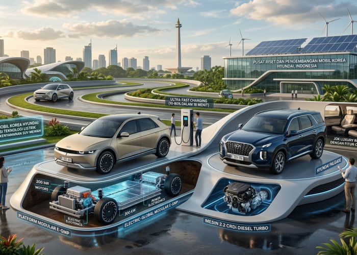 Inovasi Mobil Korea Hyundai Integrasi Teknologi Listrik E GMP dan Kenyamanan SUV Mewah