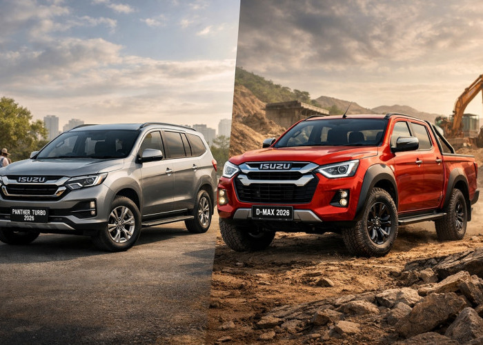 Isuzu Panther Turbo vs Isuzu D-Max 2026: Sama-sama Diesel Tangguh, Beda Karakter dan Peruntukan