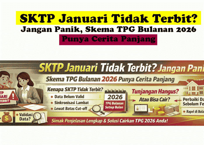 SKTP Januari Tidak Terbit? Jangan Panik, Skema TPG Bulanan 2026 Punya Cerita Panjang