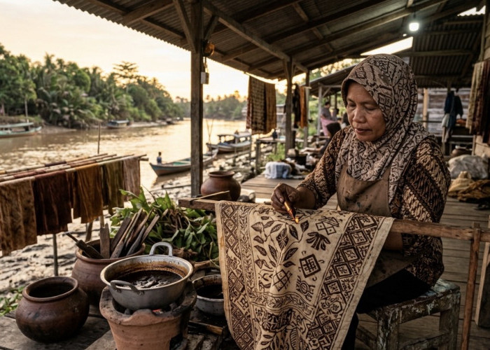 Meredefinisikan Wastra Sumatra: Gambo Muba Bawa Getah Gambir ke Panggung Eco-Fashion Dunia