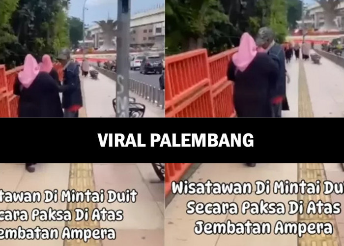 Tangkap! Video Viral Pungli di Jembatan Ampera Palembang Terhadap Wisatawan, Netizen: Pungli aja Terus Bang!