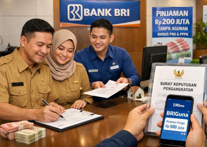 Pinjaman Rp200 Juta Tanpa Agunan untuk PNS dan PPPK, Ini Skema BRIGuna Karya BRI