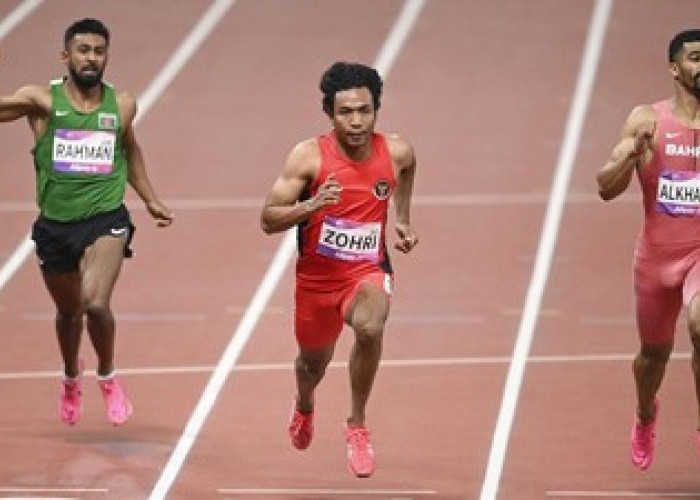 Muhammad Zohri Gagal Raih Medali Emas Final 100 meter Asian Games