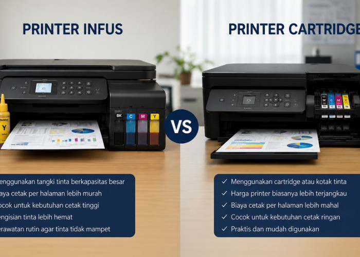 Printer Infus atau Cartridge? Jangan Sampai Salah Pilih Sebelum Membeli