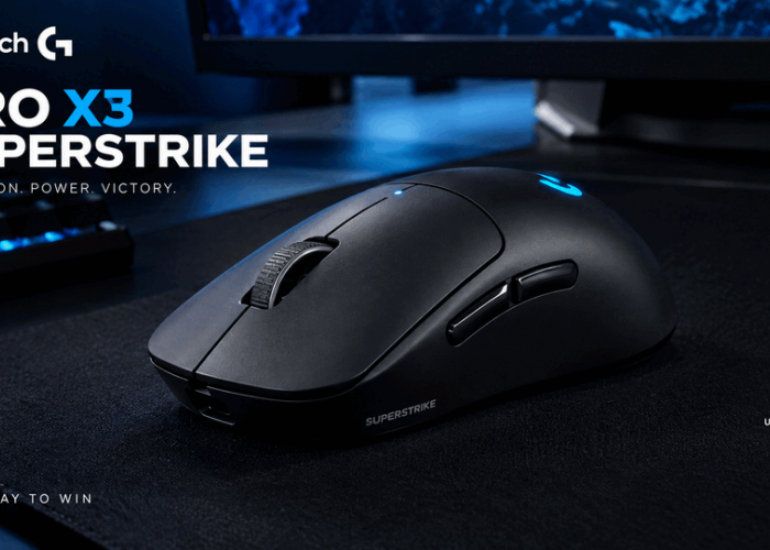 Logitech G PRO X3 SUPERSTRIKE Resmi Diperkenalkan, Bawa Teknologi Klik Haptic dan Baterai 135 Jam