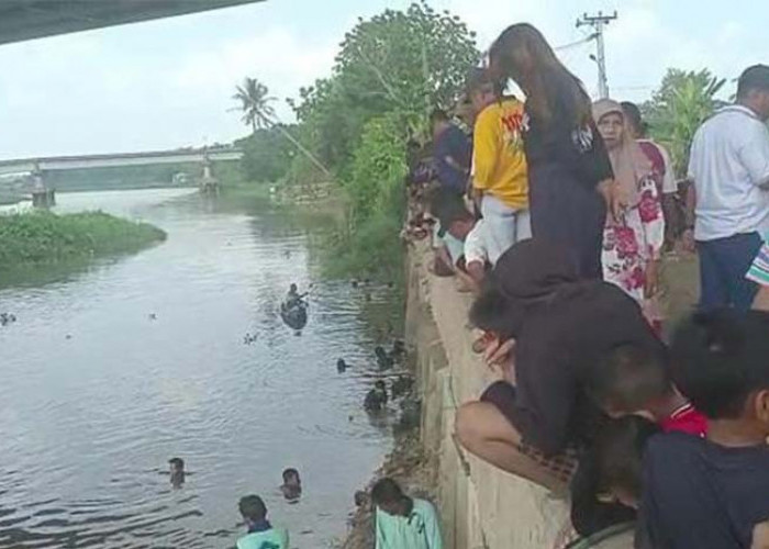 Heboh di Desa Arisan Buntal,OKI: Warga Berebut Harta Karun Emas Batangan di Sungai!