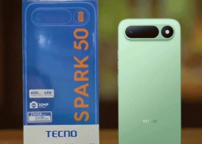 ​Loncatan Masa Depan Tecno Spark 50 5G, Sang Penakluk Kecepatan  Desain Ikonik yang Menggoda