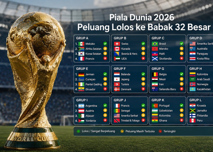 Piala Dunia 2026: Siapa yang Paling Berpeluang Melaju ke Babak 32 Besar?