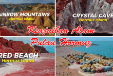 Keajaiban Alam Pulau Hormuz: Lembah Pelangi, Gua Kristal & Pantai Merah yang Viral