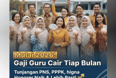 Mulai 2026! Gaji Guru Cair Tiap Bulan: Tunjangan PNS, PPPK, hingga Honorer Naik & Lebih Pasti