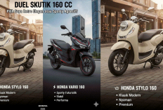 Honda Stylo 160 vs Honda Vario 160, Duel Skutik 160 cc: Pilih Gaya Retro Elegan atau Sporty Agresif?