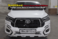 Modifikasi Innova Crysta Bullet Edition: Lampu Lexus Style & Interior Kelas Bisnis