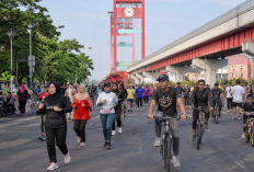 Gaya Hidup Sehat Makin Digemari, Warga Sumsel Rutin Ikuti Car Free Day