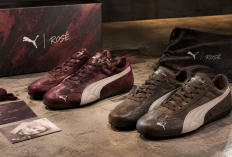 Sneakers PUMA dan ROSÉ Tampil Elegan dengan Warna Burgundy