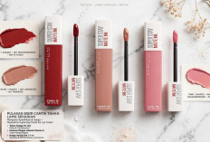 Pulasan Bibir Cantik Tahan Lama Seharian: Mengulas Spesifikasi dan Harga Maybelline Superstay Matte Ink Lip Cr