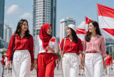 HUT RI Semakin Meriah, Tren Outfit Merah Putih Mencuri Perhatian