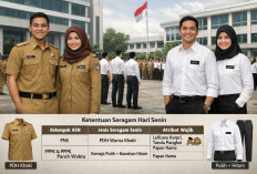 Seragam ASN Hari Senin 2026: Ini Perbedaan PDH PNS dan Putih-Hitam PPPK