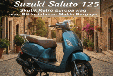 Harga Suzuki Saluto 125: Skutik Retro Eropa yang Bikin Jalanan Makin Bergaya