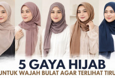 Jangan Asal Pakai Hijab! Ini 5 Gaya yang Cocok untuk Wajah Bulat
