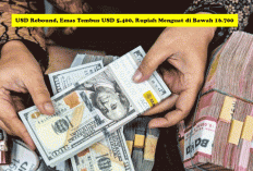 USD Rebound, Emas Tembus USD 5.400, Rupiah Menguat di Bawah 16.700