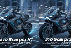BYD Scorpio X1 Motor Listrik Futuristis 260 Km yang Siap Tantang 150cc