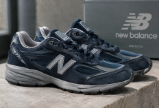 New Balance 990v4 Navy/Meteorite Resmi Hadir, Tawarkan Gaya Klasik dengan Sentuhan Premium.