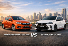 Honda Brio Satya S CVT 2026 vs Toyota Agya GR 2026: Duel City Car Favorit Perkotaan